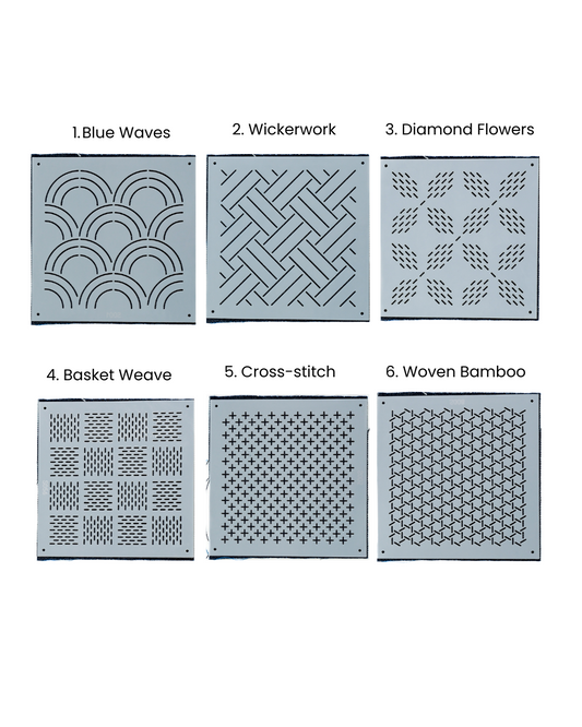 Sashiko Stitching Stencils